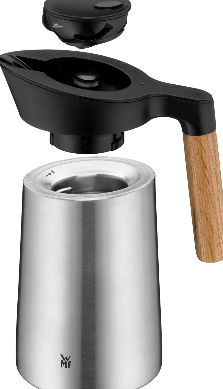 Isolierkanne Kineo 0,6 l m.Holzgriff