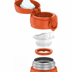 Isolier-Trinkflasche Ultralight glowing orange mat