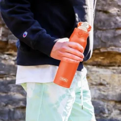 Isolier-Trinkflasche Ultralight glowing orange mat