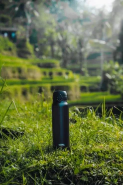 Isolier-Trinkflasche Ultralight Bottle Charcoal bl