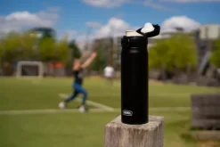 Isolier-Trinkflasche Ultralight Bottle Charcoal bl