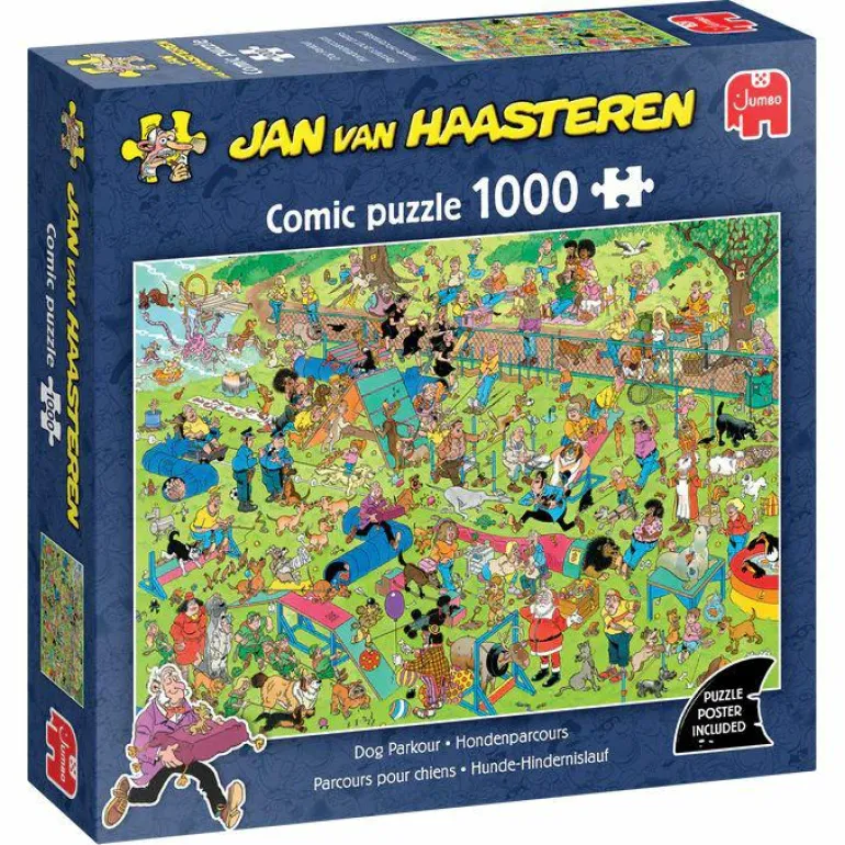 Jan van Haasteren: Hunde Parkour: 1000 Teile