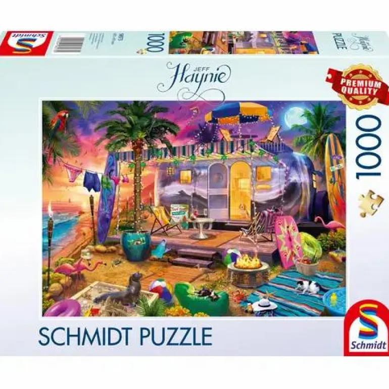 J.Haynie Mit Dem Wohnwagen Am Me - Puzzle 1000 Tei