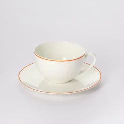 Kaffee Obertasse 0,25 l Orange Simplicity Fine Bon