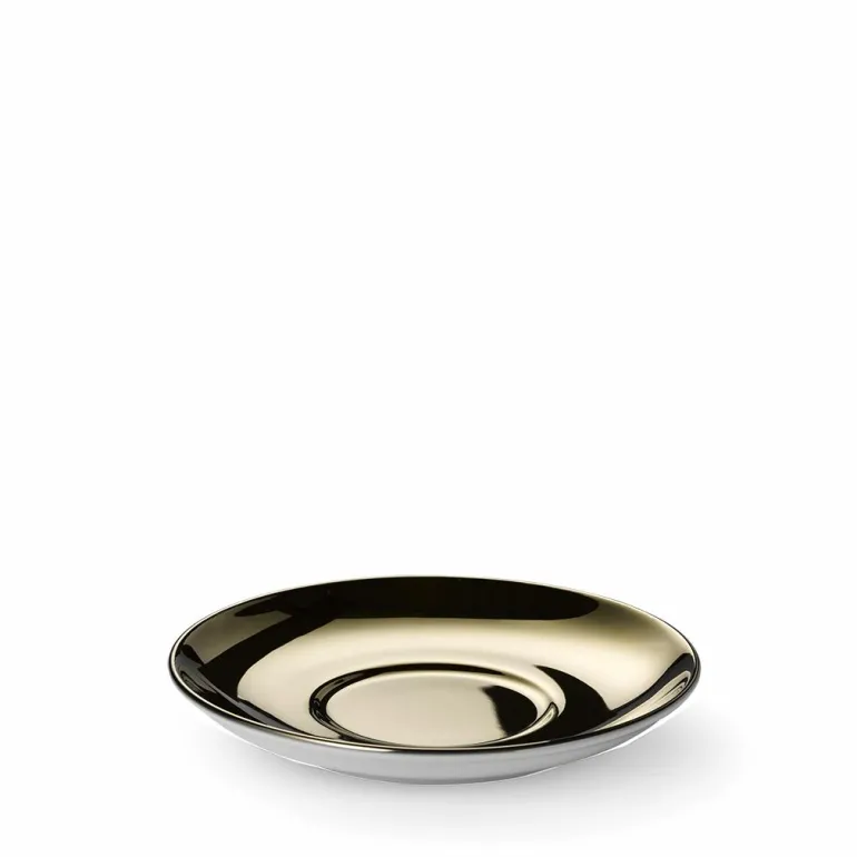 Kaffee Untertasse 14,5 cm Gold Solid Color