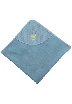 Kapuzenbadetuch 100x100 Rexi blau