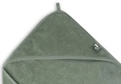 Kapuzenhandtuch Frottee 75x75cm - Ash Green