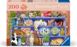 Katzen Im Regal - Puzzle 200 XL Teile