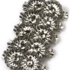 Kerzenhalter Clip, silber, 10Stück, 4cm, Metall