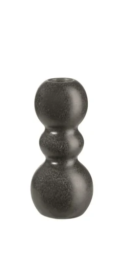 Kerzenleuchter, black iron 14cm