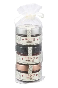Ketchup (scharf+würzig+mild) Sortenmix 3x75g