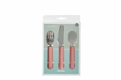 Kinder-Besteckset Mio 3tlg. - Flowers & Butterflie