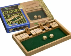 Klappbrett 12er Shut the Box Bambus