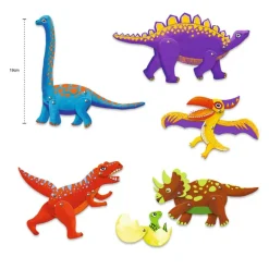Kleine Geschenke: Dinos-Hampelmänner