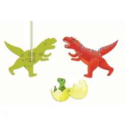 Kleine Geschenke: Dinos-Hampelmänner