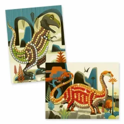 Kleine Geschenke: Mosaik Kunst nach Zahlen-Dinosau