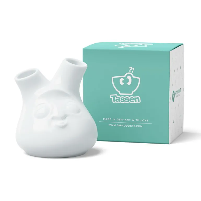 Kleine Vase Kess weiß 10cm