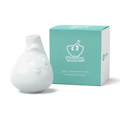 Kleine Vase Putzig weiß 10cm