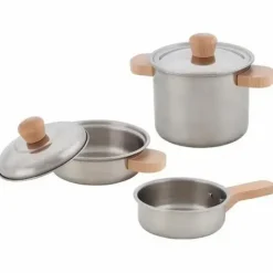 Kochset Sterneküche, 2 Töpfe und 1 Pfanne