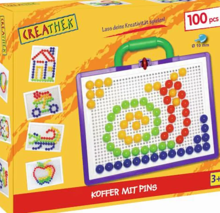 Koffer Steckplatte mit 100 Pins 10mm