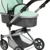 Kombi-Puppenwagen MIKA melange anthrazit-mint