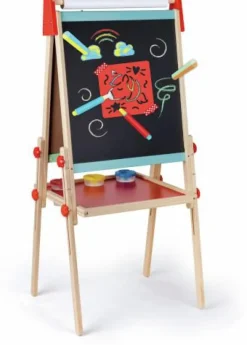 Kreidekunst und Schablone