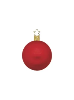 Kugel, rot matt, 6cm