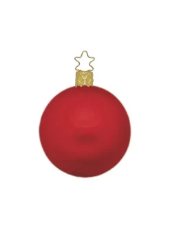 Kugel, rot matt, 10cm