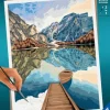 Lake Views - Malen nach Zahlen