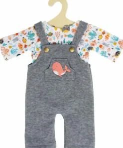 Latzhose mit T-Shirt "Wal Bobby" Gr. 28-35cm