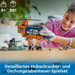 LEGO® City Dschungelforscher-Hubschrauber 60437