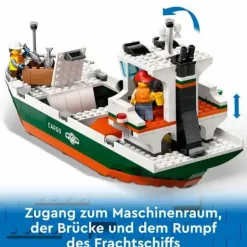 LEGO® City Hafen mit Frachtschiff 60422