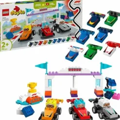 LEGO® DUPLO® F1® Team Rennautos mit Rennfahrern 10