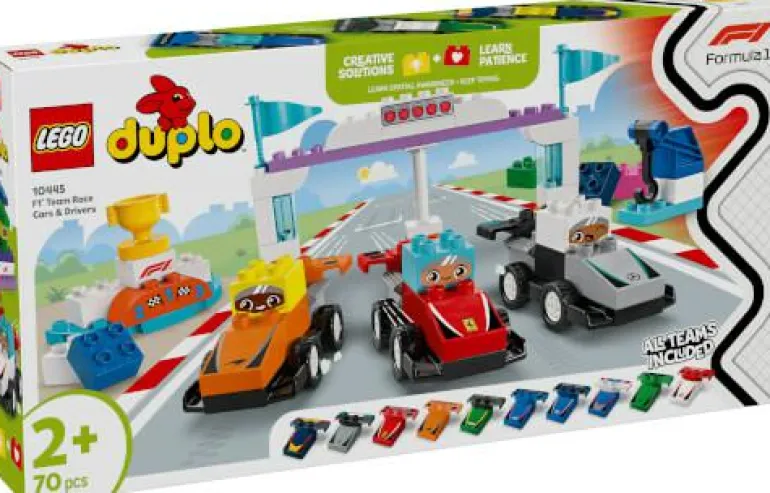 LEGO® DUPLO® F1® Team Rennautos mit Rennfahrern 10