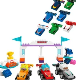 LEGO® DUPLO® F1® Team Rennautos mit Rennfahrern 10