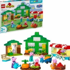 LEGO® DUPLO® Peppa Pig Opas Garten und Gewächshaus