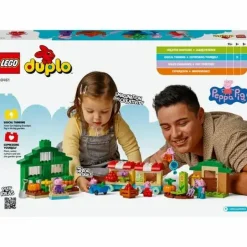 LEGO® DUPLO® Peppa Pig Opas Garten und Gewächshaus