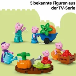 LEGO® DUPLO® Peppa Pig Opas Garten und Gewächshaus
