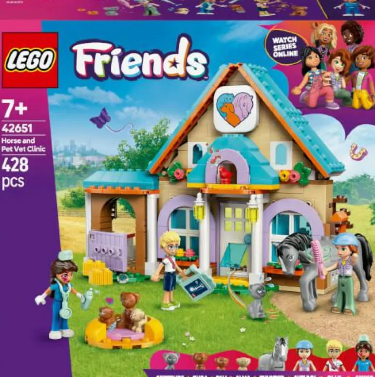 LEGO® Friends Tierarztpraxis für Pferde und Hausti
