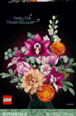 LEGO® Schöner Rosafarbener Blumenstrauß 10342
