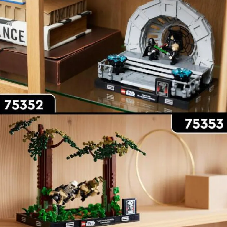 LEGO® Star Wars™ Verfolgungsjagd auf Endor™ Dioram