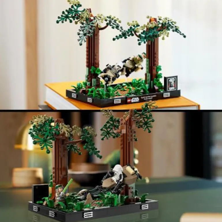 LEGO® Star Wars™ Verfolgungsjagd auf Endor™ Dioram