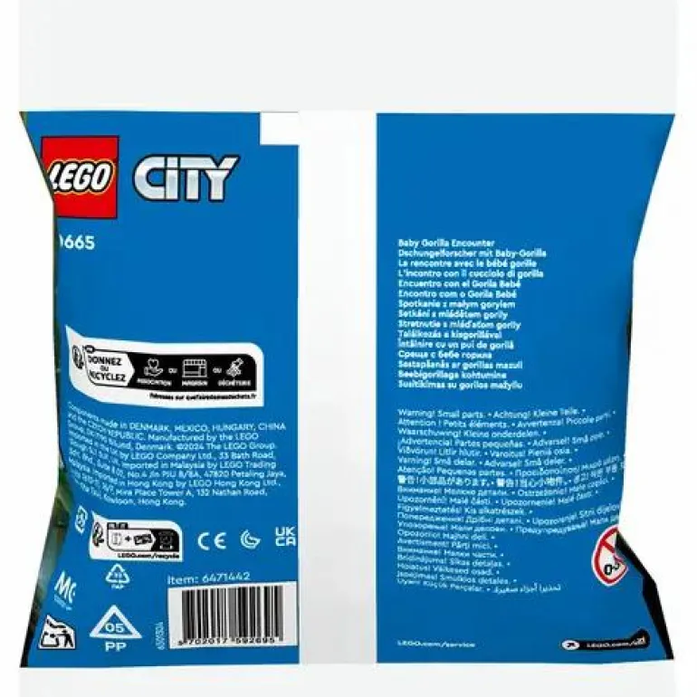 LEGO® City Dschungelforscher Mit Baby-Gorilla 3066