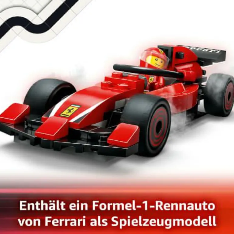 LEGO® City F1® Boxenstopp mit Boxencrew und Ferrar