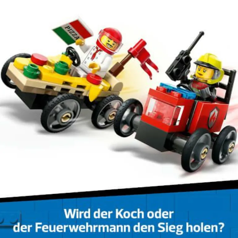 LEGO® City Pizzalieferwagen vs. Löschauto 60458