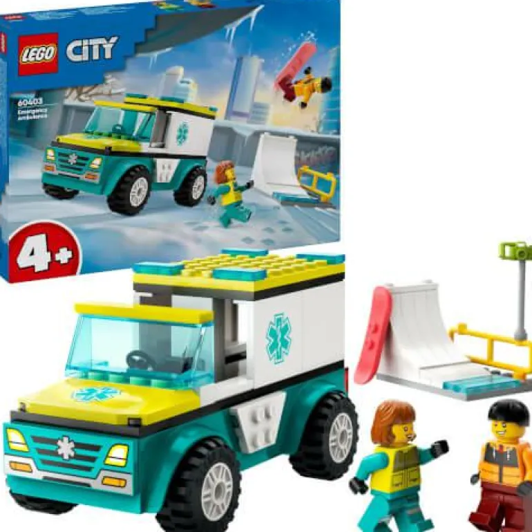 LEGO® City Rettungswagen und Snowboarder 60403