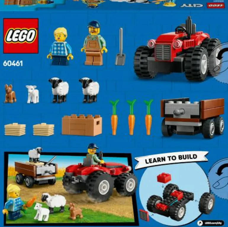 LEGO® City Traktor mit Anhänger 60461
