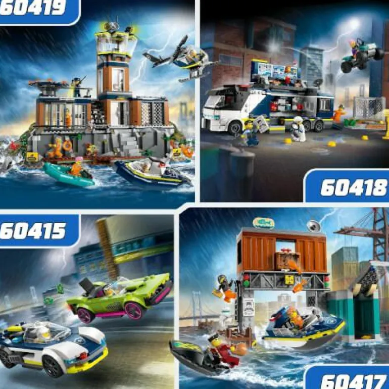 LEGO® City Verfolgungsjagd mit Polizeiauto und Mus