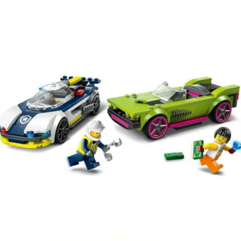 LEGO® City Verfolgungsjagd mit Polizeiauto und Mus