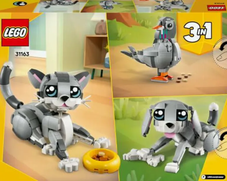 LEGO® Creator Graue Katze 31163